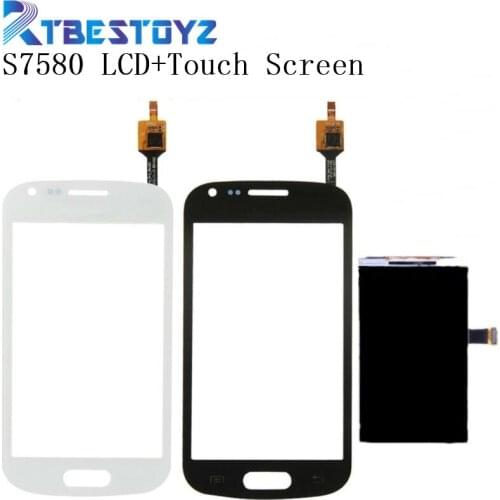 RTBESTOYZ 4.0" LCD Display With Touch Screen Digitizer Sensor Panel For Samsung Galaxy S Duos 2 S7580 S7582