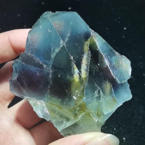 164gNatural rare dream purple fluorite mineral specimen stone and CRYSTAL HEALING CRYSTAL QUARTZ GEM home decoration ornaments