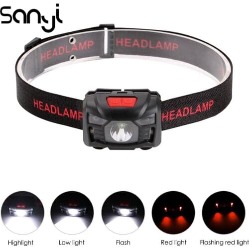 5 Modes LED Headlight 60° Rotation Working Lamp Motion Sensor Headlamp USB Recharge Torch Flashlight Waterproof Emergency Lamp