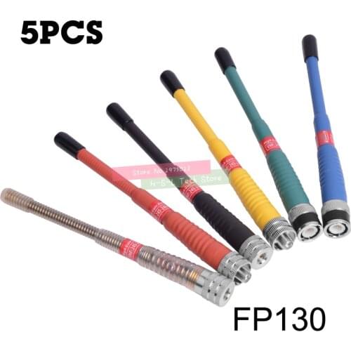 5PCS Dual Band 136-174&400-520MHz Walkie Talkie Antenna For Icom Vertex Baofeng UV-5R BF-888S UV-8D SMA-F Two Way Radio Antenna