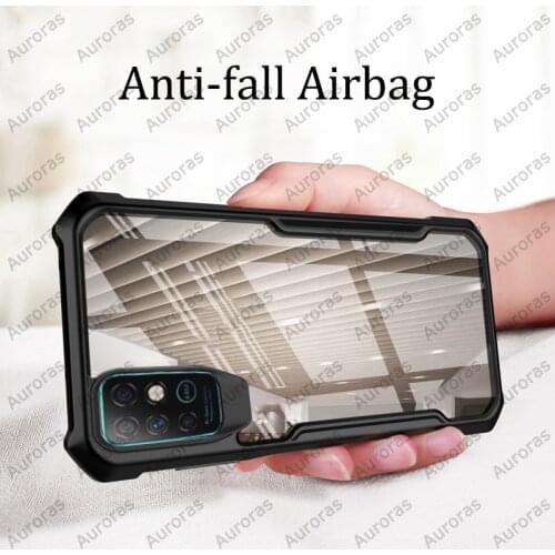 Auroras For Infinix Note8 Case Official Original Shockproof Airbag Clear with Soft Frame Cover For Infinix Note 8 Case