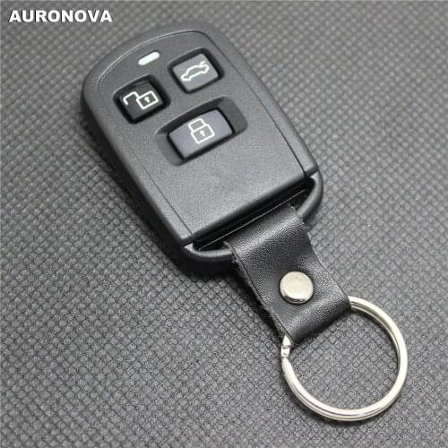 AURONOVA for Hyundai Sonata Moinca Car Key Case Remote 3 Buttons Replace Car Remote Shell Cover With Rubber Buttons