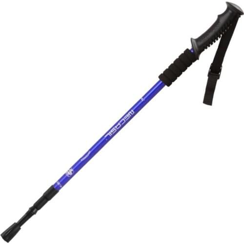 Walking adjustable trekking pole shock-resistant ultra-light telescopic ultra-light trekking non-slip hiking climbing rod