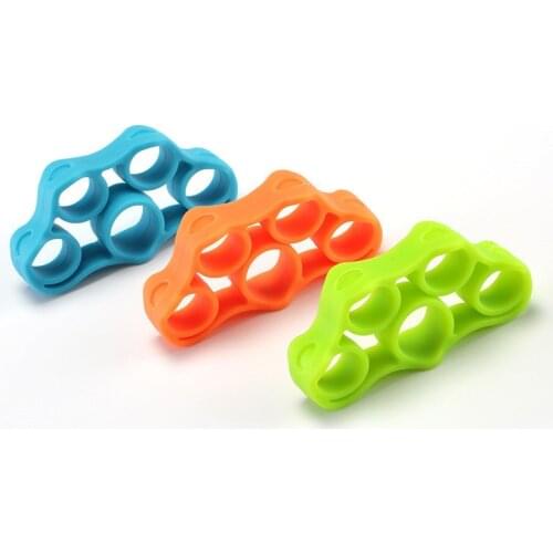 Hand Gripper Silicone Finger Expander Exercise Finger Exerciser Resistance Bands Fitness Hand Grip Strengthener Wrist Trainer