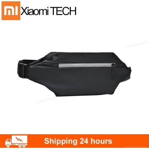 Hot sale original Xiaomi multifunctional simple bag waterproof sports leisure chest bag simple outdoor sports 2.25L waist bag