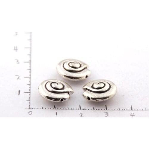 MOODPC alloy Seashell beads charm for DIY jewelry metal beads charm