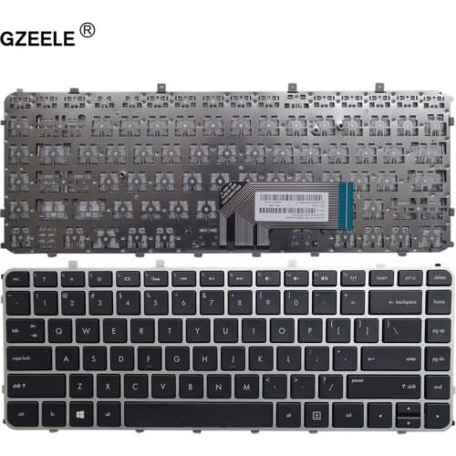 GZEELE New Laptop US Keyboard For HP Envy 6-1151sr 4-1255er 4-1256er 4-1257er 4-1257sr with frame
