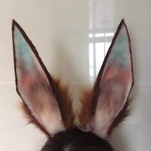 New hand work Wolves Fox Ear headwear Hair Hoop lolita cosplay accessories custom made for girl women