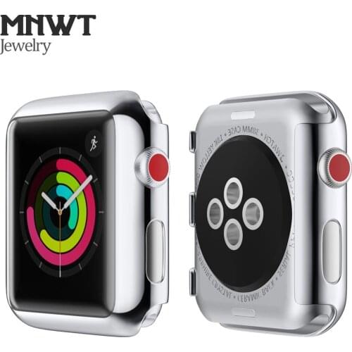 MNWT PC Plastic Protection Case for Apple Watch 38mm 42mm Series 3 Colorful Ultra-thin Plating Shell for iwatch All Protective