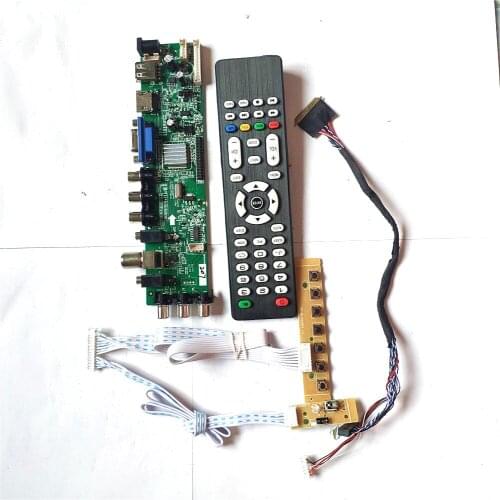 Fit B156XTN03.2 B156XTN03.4 AV HDMI-Compatible VGA USB DVB upgrade 1366*768 40 pin LVDS 3663 TV digital LCD Controller board