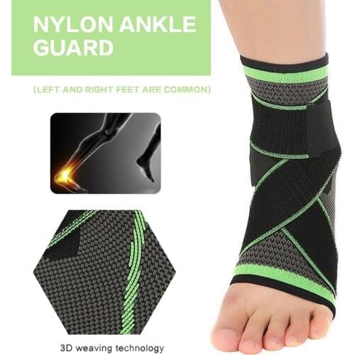 Sports Jogging Running Foot Bandage Ankle Brace Support Pain Relief Sprain Prevention Sport Fitness Guard Band Sports Protection