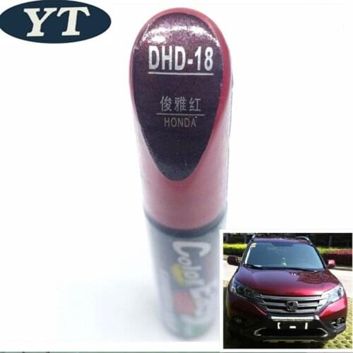 Car scratch repair pen, auto brush paint pen RED color for Honda ACCORD, Fit City Odeysey HRV CR-V Spirior Civic
