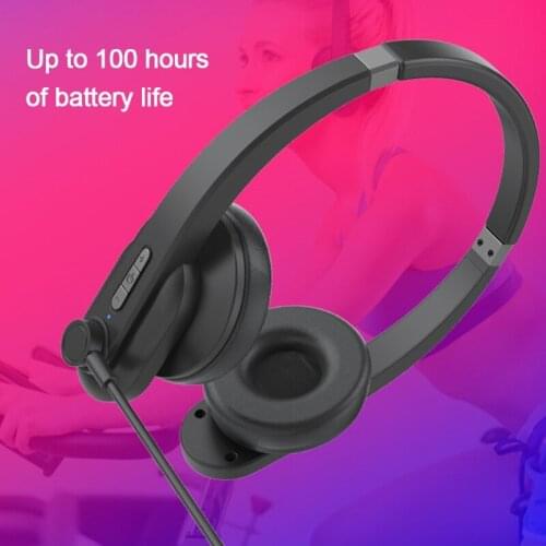 Y1AE 5.0 Universal Gaming Headset Over-ear Wireless Headset with Mic Noise-cancelling for Office PC Laptop Phone Call