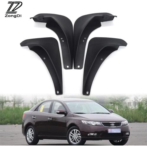 ZD Car Front Rear Mudguards For KIA Cerato/ Forte 2008 2009 2010 2011 2012 4Doors Sedan Accessories Mudflaps Car-styling Fenders