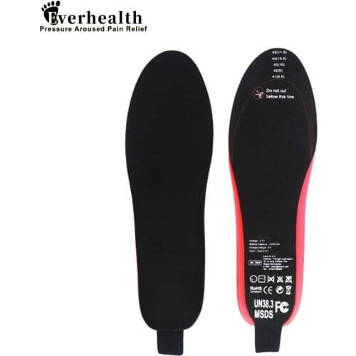 Winter Heated Insole USB Rechargeable Adjustable Temperature Remote Control Wireless Foot Warmer Electric Heating Insole