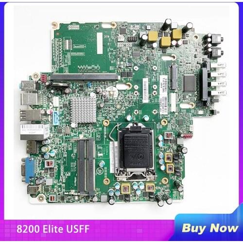100% Working Desktop Motherboard for 8200 Elite USFF 611799-002 611836-001 611800-000 System Board Fully Tested