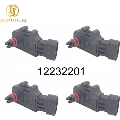 4PCS New 12232201 28086011 MAP Sensor Intake Air Boost Pressure Manifold Absolute Sender For JMC Jiang ling Land wind Chery