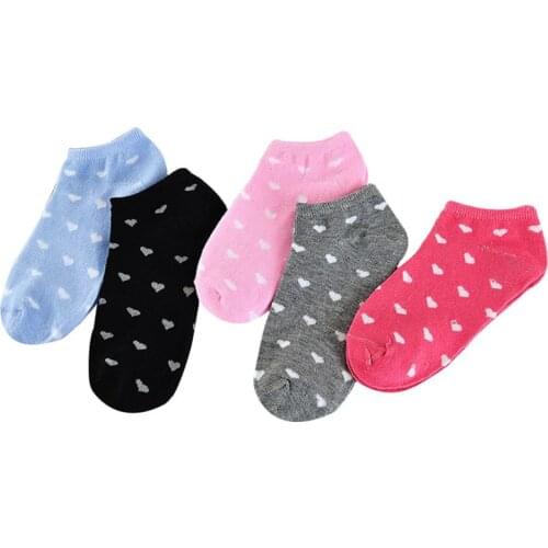 5 Pairs/lot Womens Socks Neatly Cute Sock Female Short Socks Spring Autumn Casual Girl Comfortable Cotton Sock calcetines Meias