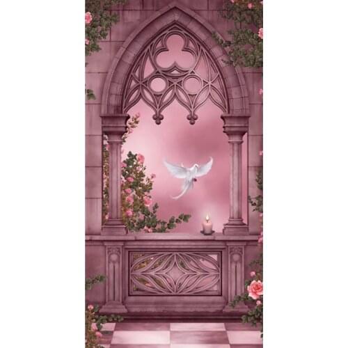 5D Diamond Painting Landscape Window Pigeon DIY Cross Stitch Kit Full Drill Embroidery Mosaic Art Picture Of Rhinestones Decor