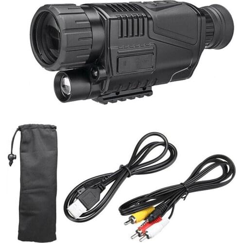 5x40 IR Night View Monocular Outdoor Wild Watching Observation Infrared Rechargeable Telescope