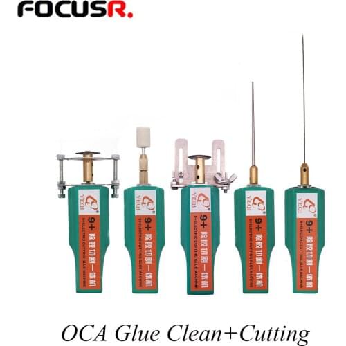 9+ OCA Glue Remove Tool For LCD Screen OCA Glue Clean Outer Glass Lens Cutting Machine For Samsung edge Phone Repair Tool Sets