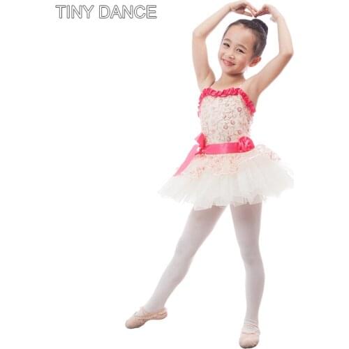 Free Shipping Girls ballet dance tutus ballerina dress stage show costume performance tutus kids dancing dresses 16058