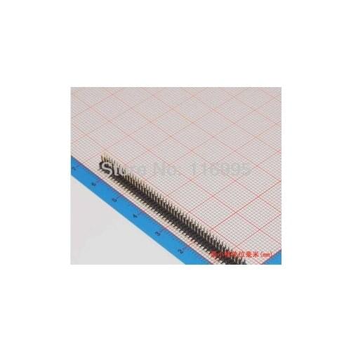 Free shipping (DHL/FEDEX/UPS) 500PCS 2X50 PIN SMD PIN HEADER PITCH 1.27mm V/T TYPE