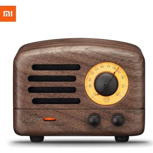 Xiaomi Bluetooth-compatible Speaker MW-2/ MW-2I The Little Prince FM Radio Wooden Music Player audio MW-2 for PC cell phone