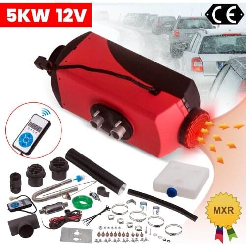 12V 5KW Diesel Air Heater Tank Thermostat Digital switch for Caravan Motorhome Truck SUV Lorry Boat 5000w