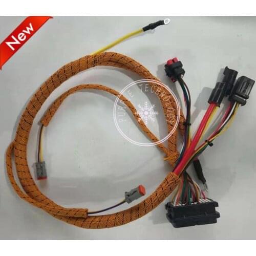Diesel fuel engine and ECU unit control boad connection cable harness for CAT C13 345C
