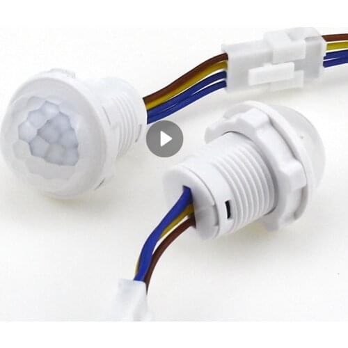 Home Light Sensor Time Delay Adjustable 110V-265V Sensitive LED PIR Infrared Motion Sensor Switch Mode Detector Light Switch