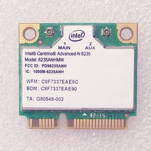 Int Centrino Advanced-N 6235 802.11abgn WiFi & BT4.0 Combo card For ASUS ZENBOOK Prime UX31A UX32A UX32VD Series