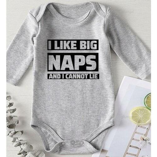 Jumpsuit Kids Autumn Printing Like Big Naps Infant Girls Outfits Clothing for Babies Newborn Baby Winter Clothes Boy Clothing