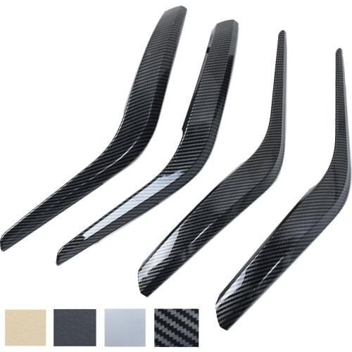 LHD RHD Carbon Fiber Interior Door Handle Cover Trim Replacement For BMW X1 E84 2010-2016