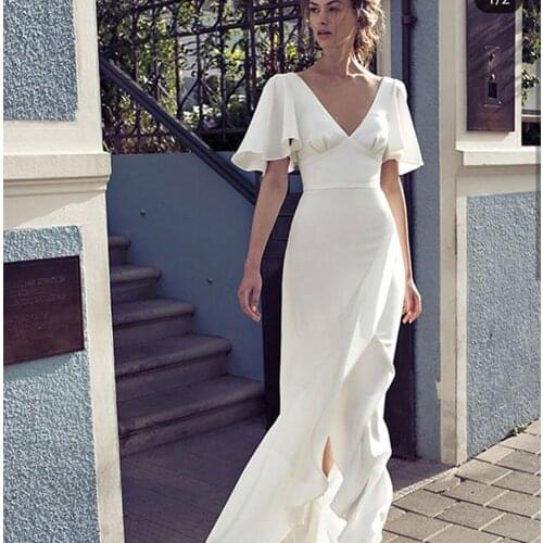 Пляжные свадебные платья M.T.C Bridal China At AliExpress