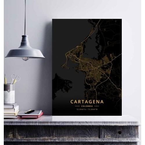 Barranquilla Bogota Cartagena Medellin Colombia Poster