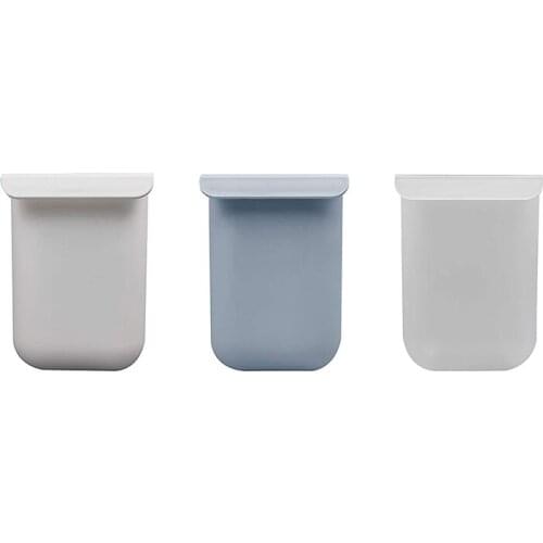 Self-Adhesive Storage Box, Remote Control Holder, Wall-Mounted Storage Box, Wall-Mounted Pen Holder, Desk Organizer 3Pcs