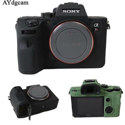 Nice Soft Camera Video Bag For Sony A7III A7R3 A7 mark 3 A7 III Silicone Case Rubber Camera case Protective Body Cover Skin