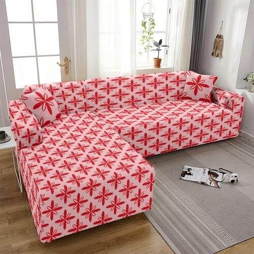 Nordic Line Sofa Cover Elastic Sofa Covers for Living Room Colorful Plaid Couch Cover Sectional Sofa Cover Stretch Slipcover