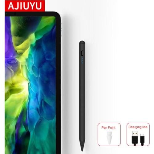 Stylus Pen For iPad Pro 11 12.9 2021 2020 10.2 2019 9.7 2018 Air 3 mini5 Palm Rejection Smart Drawing Touch Pen For Apple Pencil
