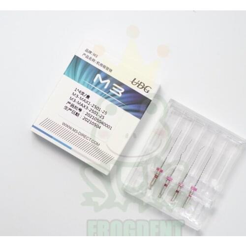 Dental Endodontic Rotary Instruments M3 Max Cleaning Endo File Super Roots Canal File Niti Memory / Endodontics Engine File UDG