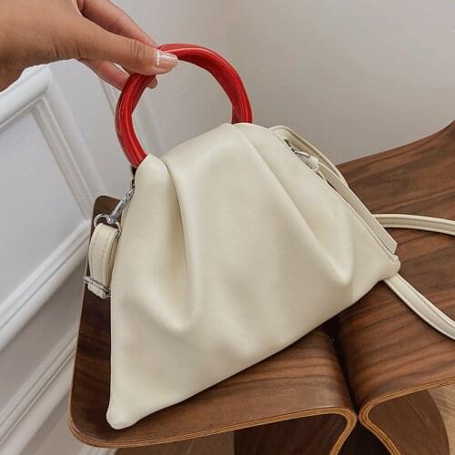 Cross Body Bag Woman Simple Shoulder Bags Female Soft Leather Dumpling Bag Designer Brand Small Tote Sac Ladies Handbags Fashion