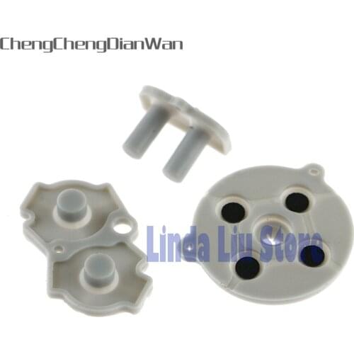 2sets Colorful For Nintendo Game Boy GBA Advance Button Silicone Rubber Pad Conductive Contacts AB Select Start D pad