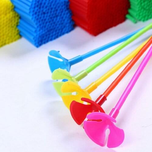 50pcs Mixed Color Balloon holder Sticks and Cups 40cm 27cm for Party wedding