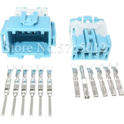 6 Hole 6098-1373 6098-1377 Auto Light Power Socket Car Lamp Wire Female Male Plug Connector For Honda