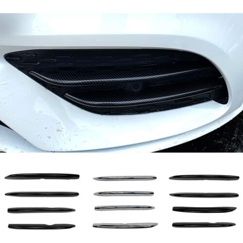 Car Front Fog Lamps Cover Grille Slats Decoration Strips Fit For Mercedes Benz CLA Class W118 C118 CLA260 CLA180 CLA200 2020