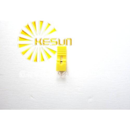 FREE SHIPPING 1000pcs/lot 2.54mm Yellow Mini Jumper with handle for Pin Header