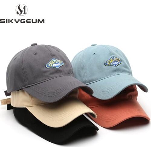 SIKYGEUM Brand Cotton Baseball Cap for Women and Men Fashion Snapback Cap Unisex Hip Hop Hats Embroidery Summer Sun Hats