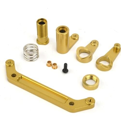 JLB Racing CHEETAH 1/10 Brushless RC Car spare parts Metal upgrades Servo protection steering gear steering arm assembly EA1009