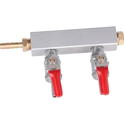 Muti - Way homebrew Co2 Air Gas Distribution Manifold Splitter Draft Beer Kegerator 1/4 Barb